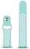 Silicone Replacement Band For Apple Watch Series 6/SE/5/4 40mm And 3/2/1 38mm White/Green