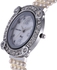 Charles Delon Women's Mother of Pearl Dial Stainless Steel Band Watch & Jewelry Set - 5664 LIMW