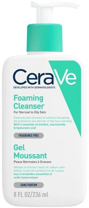 CeraVe Foaming Facial Cleanser for Normal to Oily Skin 236 ml