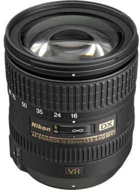 Nikon AF-S DX 16-85mm VR Nikkor Zoom Lens
