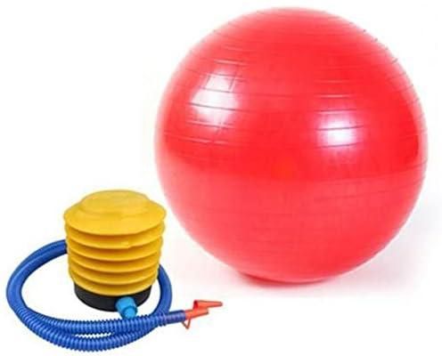 Red color 65cm Exercise Fitness Aerobic Ball for GYM Yoga Pilates Pregnancy Birthing Swiss9763_ with one years guarantee of satisfaction and quality