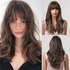 Women's Long Wavy Brown Wig With Varying Length Ends