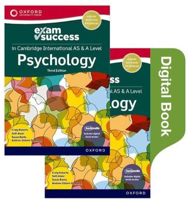 Oxford University Press Cambridge International AS & A Level Psychology: Exam Success Third Edition (Print & Digital Book) ,Ed. :3