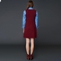 Milla by Trendyol A Line Dress for Women - 34 EU, Burgundy Red