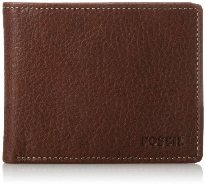 Fossil Lincoln Wallet for Men - Brown