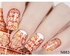 Magenta Nails 1 Sheet Of Nail Art Stickers Design As Pictures Show - N883