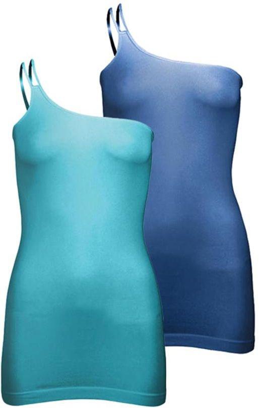 Silvy Set of 2 Casual Dress for Women - Turquoise / Blue, Large