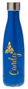 زجاجة مياه من زجاج لون أزرق مقاس 580 مل