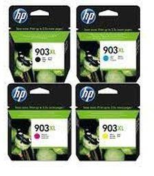 HP Ink Hp 903 Xl Cartridges Set - 4 Pcs - Black/Cyan/Magenta/Yellow