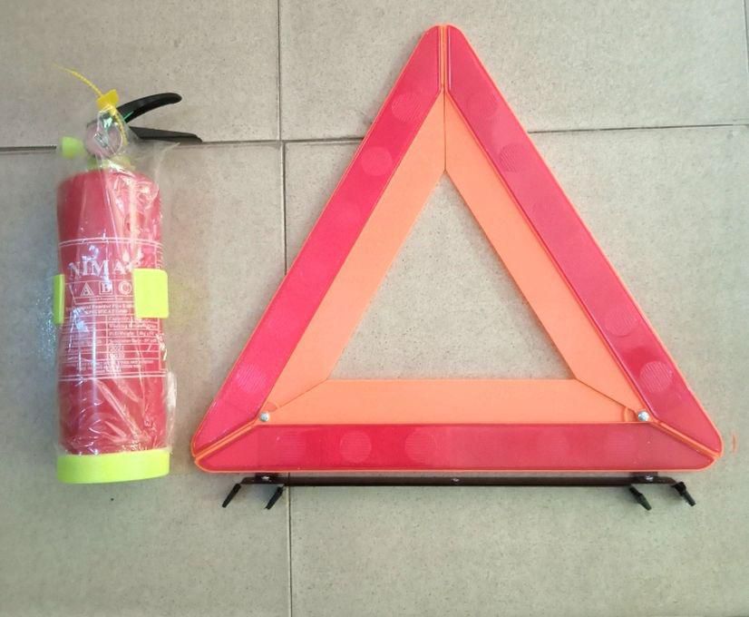 Fire Extinguisher And C-Caution Sign