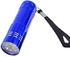 Universal Fang Fang Popular Practical Mini 9-LED Flashlight - Blue