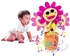 Toy Sunflower Dancing Singing Talking Repeating Recording Soft Plush Flower Toy 120 Songs Musical Funny Gift for Adult Kids Battery 1200 Mah -Pink