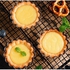 12PCS Egg Tart Molds, Mini Tart Pans, Muffin Cake Mold, Steel Mini Pie Pans Muffin Baking Cups Cupcake Cake Cookie Lined Mold Tin Baking Tool (3 inch)