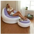 Intex Inflatable seat plus Foot Rest - Purple Plus with a free pump