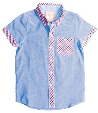 Cmjunior Cute Maree Junior Single Pocket Shirt - 4 Sizes (Blue)