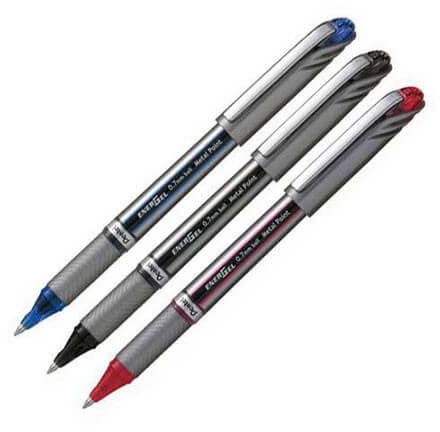 Pentel BL27 EnerGel Plus Rollerball Pen - 0.7mm, Assorted (Pack of 4)