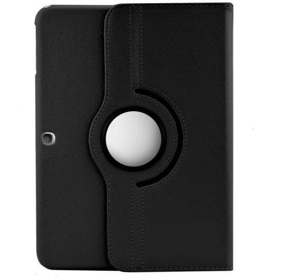 Rotating 360 degree PU Leather black Case Cover for Samsung Galaxy Tab 3 10.1 P5200 P5210 P5220