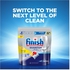 Finish Dishwasher Powder Detergent - Lemon Scent - 1 Kg - 3 Pieces