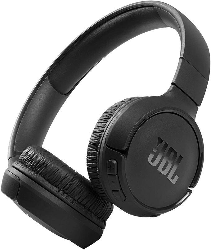 JBL JBL Tune 510BT Wireless On Ear Headphones, Pure Bass Sound, 40H Battery, Speed Charge, Fast USB Type-C, Multi-Point Connection, Foldable Design, Voice Assistant - Black, JBLT510BTBLKEU