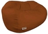 Safari Leather Beanbag - 2 Seats - Brown