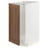 METOD Base cab f sink/waste sorting, white/Voxtorp high-gloss/white, 40x60 cm - IKEA