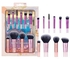 Real Technique Travel Fanstasy Mini Brush Kit, Makeup Brushes, Mini Sized Brushes, Perfect For Travel or On The Go, 10 Piece Set, Purple