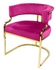 Jilphar Furniture Halfmoon Sofa Premium Pink Velvet