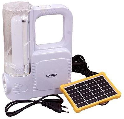 Universal Solar Rechargeable Camping Lamp - White