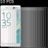 مقاوم للكسر 10 قطع لهاتف Sony Xperia XA Ultra 0. 26 مم 9H سطح صلب 2.5D طبقة زجاجية مقاومة للانفجارات