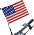 Generic Bicycle Flag Handlebar USA Flag Banner Safety Sign For French Flag