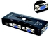 Quickly 4-Ports USB 2.0 KVM VGA/SVGA Switch - Black