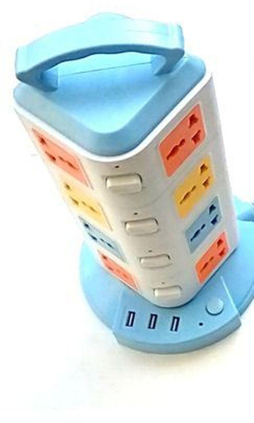 Multi Functional Vertical Extension 16 Way VBT Socket With 3 USB Port