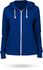 Kids Boys Girls Unisex Cotton Hooded Sweatshirt Full Zip Plain Top (ROYAL BLUE, 8-9 YEARS)
