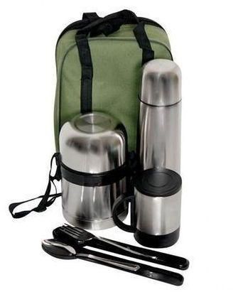 5 In 1 Lunch Box - Stainless Steel Food Flask