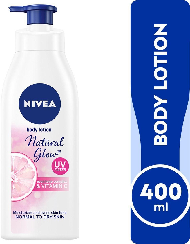 Nivea, Body Lotion, Natural Fairness Moisturizer, Normal to Dry Skin - 400 Ml