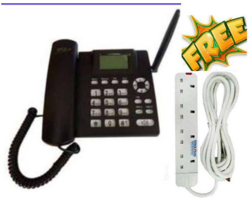 SQ LS 820 -Fixed Wireless Desktop Telephone (Dual SIM) Office And Home Phone+Gift