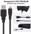 eWINNER Replacement Controller Charging Cable Sync Cord Play & Charger Cable Compatible for PS4/ DualShock 4/ PS4 Slim/ PS4 Pro/Xbox One/S/Xbox One Elite/Xbox One X Controllers