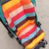 Baby Stroller Sleeping Bag Windproof Warm Thickening Rainbow Cotton Pad