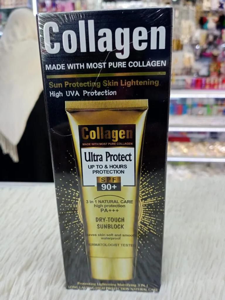 Collagen Ultra Protect SPF sunblock moisturizer whitening organic sunscreen cream for all skin types
