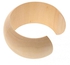 Magideal Unfinished Nnarrow Open Natural Wood Wooden Bracelet Bangle Cuff DIY