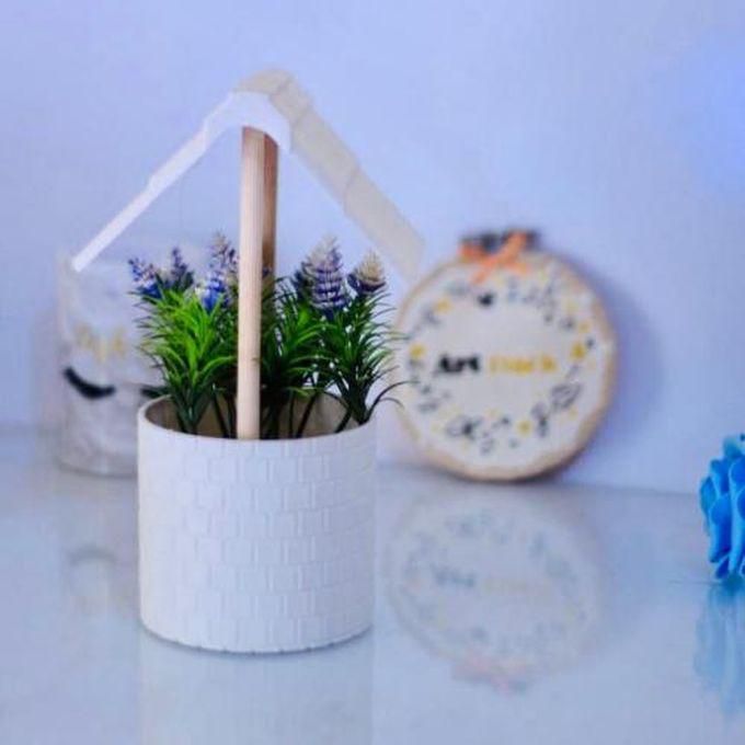 Artificial Flowers Pot Pergola ,Home, Office Decoration-White
