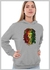 Bob Marley Lion Colorful Sweatshirt Gray
