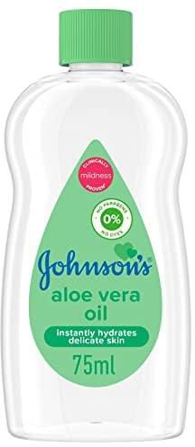 JOHNSON’S Baby Oil, Aloe Vera, 75ml