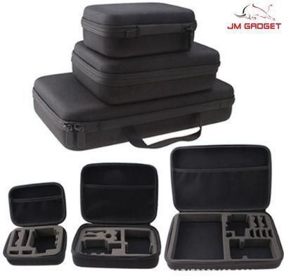 Jmgaming Carry Case Accessory Storage Bag for Go pro Hero 3/4 SJCAM M20 SJ6 SJ7 Action Camera - 3 Sizes (Black)