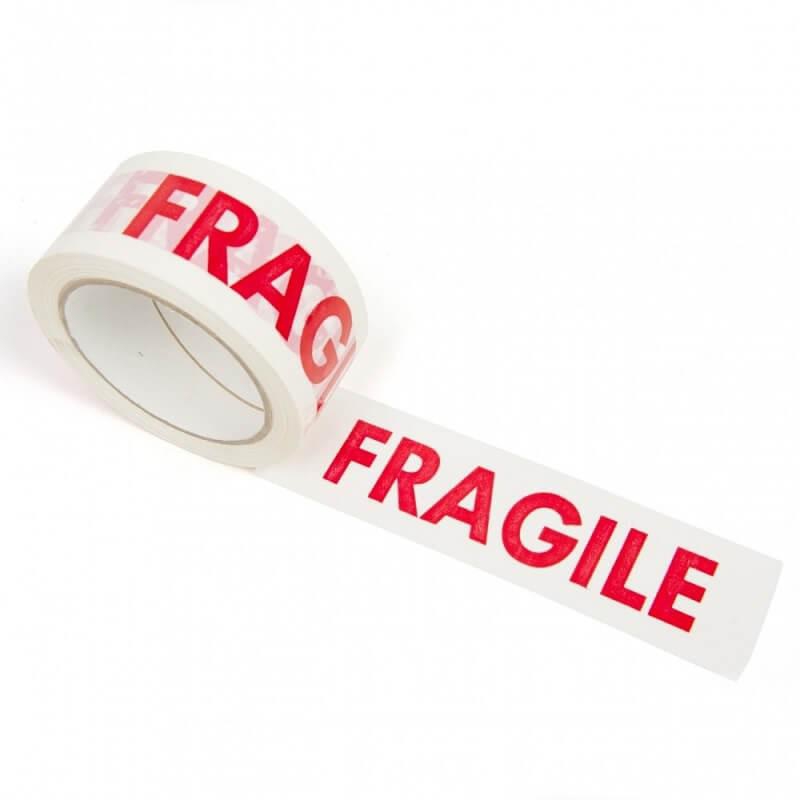 "FRAGILE" Packaging Tape, 2" x 100yards (6rolls/pack)
