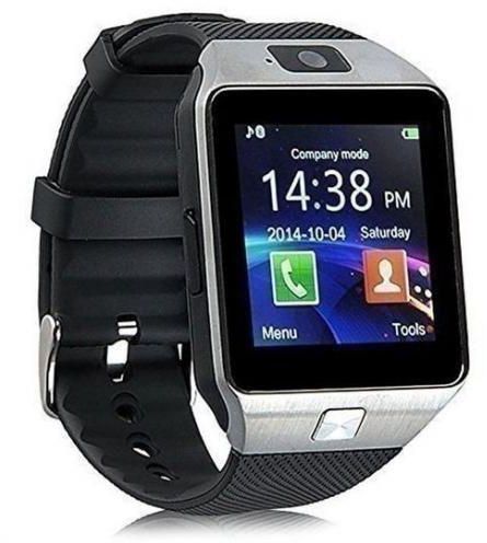 Generic DZ09 Smart Watch Phone for Android and Apple - Silver Black.