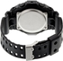 ساعة كاسيو بيبي جي سوداء انالوج رقمية للنساء بسوار من الراتنج - BA-110BC-1A