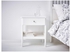 TYSSEDAL طاولة سرير جانبية, أبيض, ‎51x40 سم‏ - IKEA