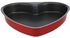 Tefal heart mould, non stick, size 28 cm, red - 220115028