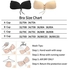 2 Pairs Push Up Sticky Bra, Adhesive Invisible Backless Strapless Bra with Drawstring Reusable Invisible Silicone Bras